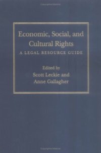 cover of the book Economic, Social, and Cultural Rights: A Legal Resource Guide