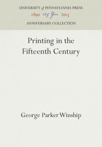 cover of the book Printing in the Fifteenth Century