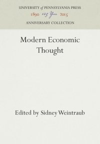 cover of the book Modern Economic Thought