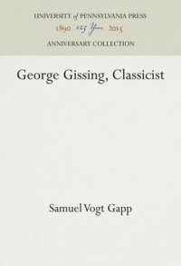 cover of the book George Gissing, Classicist