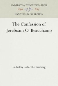 cover of the book The Confession of Jereboam O. Beauchamp