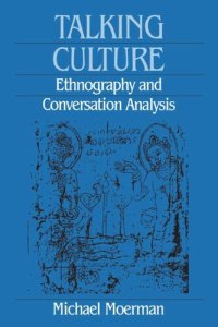 cover of the book Talking Culture: Ethnography and Conversation Analysis