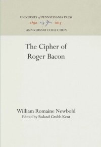 cover of the book The Cipher of Roger Bacon