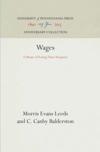 cover of the book Wages: A Means of Testing Their Adequacy