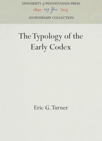 cover of the book The Typology of the Early Codex