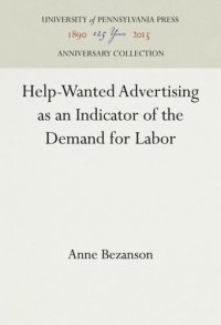 cover of the book Help-Wanted Advertising as an Indicator of the Demand for Labor