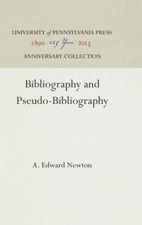 cover of the book Bibliography and Pseudo-Bibliography