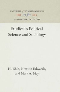 cover of the book Studies in Political Science and Sociology