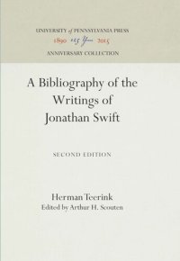 cover of the book A Bibliography of the Writings of Jonathan Swift