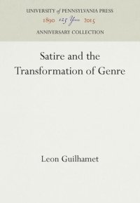 cover of the book Satire and the Transformation of Genre