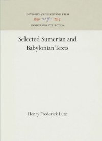 cover of the book Selected Sumerian and Babylonian Texts