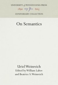 cover of the book On Semantics