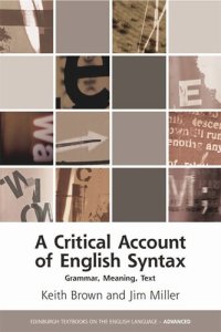 cover of the book A Critical Account of English Syntax: Grammar, Meaning, Text