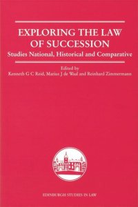 cover of the book Exploring the Law of Succession: Studies National, Historical and Comparative