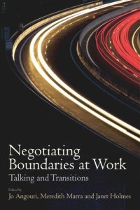 cover of the book Negotiating Boundaries at Work: Talking and Transitions