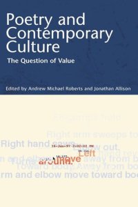 cover of the book Poetry And Contemporary Culture: The Question of Value