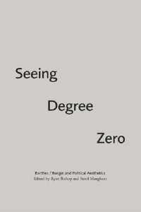 cover of the book Seeing Degree Zero: Barthes/Burgin and Political Aesthetics