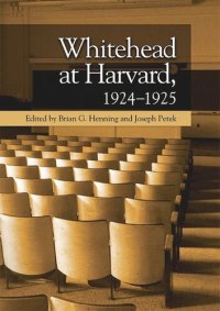 cover of the book Whitehead at Harvard, 1924–1925