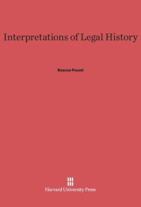 cover of the book Interpretations of Legal History