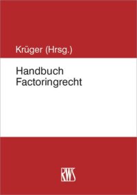 cover of the book Handbuch Factoringrecht