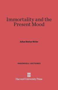 cover of the book Immortality and the Present Mood