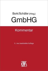 cover of the book GmbHG: Kommentar zum GmbH-Gesetz