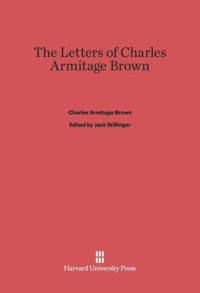 cover of the book The Letters of Charles Armitage Brown