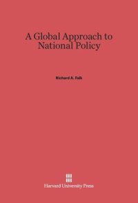 cover of the book A Global Approach to National Policy