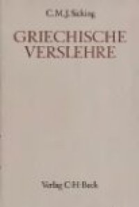 cover of the book Griechische Verslehre