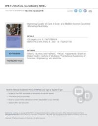 cover of the book Improving Quality of Care in Low- and Middle-Income Countries: Workshop Summary