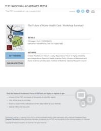 cover of the book The Future of Home Health Care: Workshop Summary