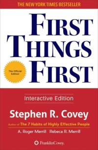 cover of the book First Things First