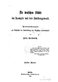 cover of the book Die Hohenzollern und die Städte der Mark im 15. Jahrhundert