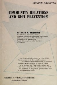 cover of the book Community Relations and Riot Prevention