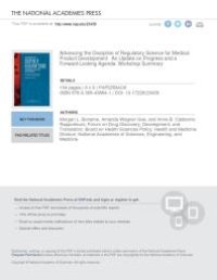 cover of the book Advancing the Discipline of Regulatory Science for Medical Product Development: An Update on Progress and a Forward-Looking Agenda: Workshop Summary