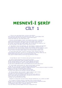 cover of the book mesnevi-i serif