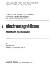 cover of the book Electromagnetisme 1 : les equations de Maxwell