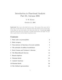 cover of the book Introduction to Functional Analysis