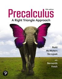 cover of the book Precalculus: A Right Triangle Approach, 5th Edition