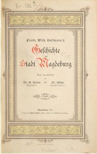 cover of the book Geschichte der Stadt Magdeburg