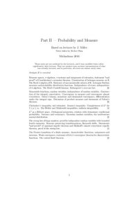 cover of the book Probability and Measure