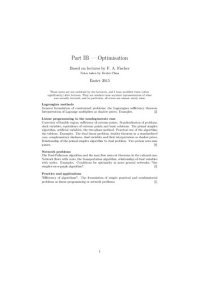 cover of the book Optimisation