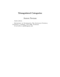 cover of the book Triangulated Categories