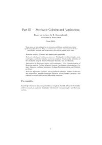 cover of the book Stochastic Calculus and Applications