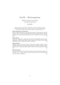 cover of the book Electromagnetism