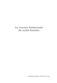 cover of the book Les structures fondamentales des sociétés humaines