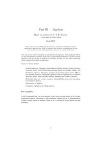 cover of the book Algebras