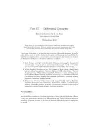 cover of the book Differential Geometry