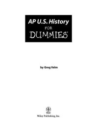 cover of the book AP U.S. History For Dummies