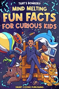 cover of the book That's Bonkers! Mind Melting Fun Facts for Curious Kids: Curriculum enhancing facts about everything from bears and dinosaurs to science and the super gross. Interesting for the whole family!